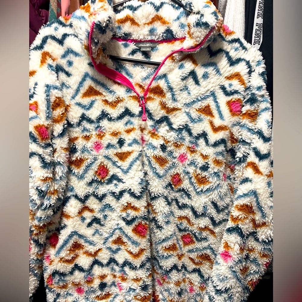 Eddie Bauer half zip sweater